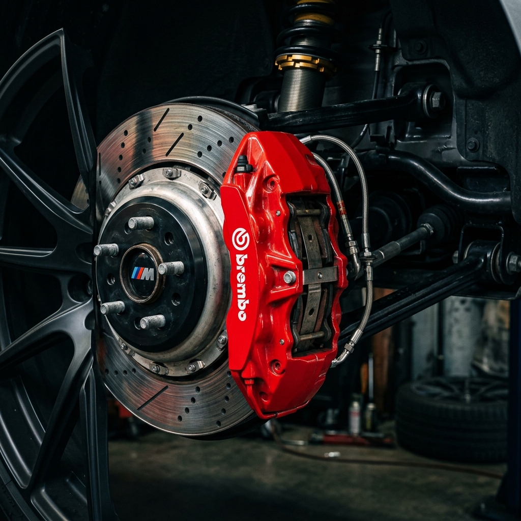 Suspensão e freios automotivos